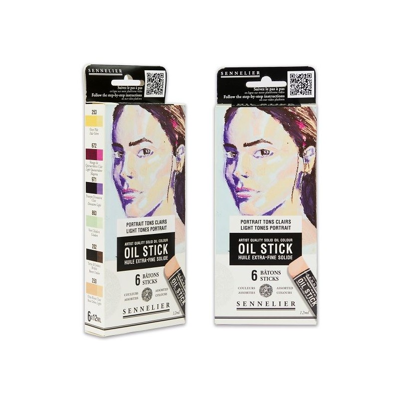 ETUI 6 MINI OIL STICK PORTRAIT TONS CLAIRS