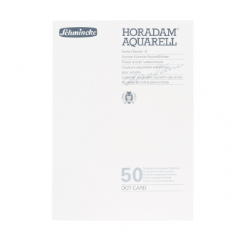 AQUARELLES DOT CARD POUR TESTS 50 COULEURS AQUARELLE SUPER GRANULANTES