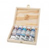 COFFRET BOIS 5 TUBES 15 ML HORADAM SUPER GRANULANTES GALAXIE