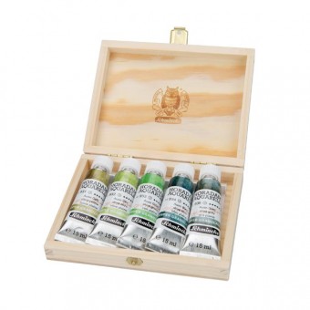 COFFRET BOIS 5 TUBES 15 ML...