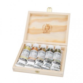 COFFRET BOIS 5 TUBES 15 ML...