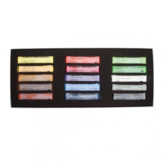 SET CARTON 15 BATONS PASTELS SCHMINCKE ASSORTIS