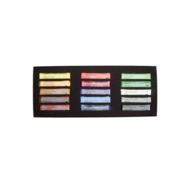 SET CARTON 15 BATONS PASTELS SCHMINCKE ASSORTIS