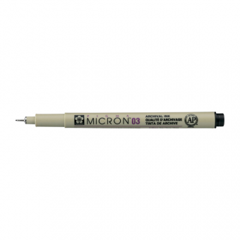 PIGMA MICRON  POINTE CALIBREE 03 - 0.35 MM - NOIR