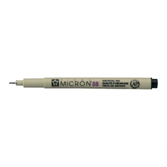 PIGMA MICRON  POINTE CALIBREE 08 - 0.50 MM - NOIR