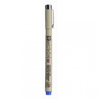 PIGMA MICRON  POINTE CALIBREE 02 - 0.30 MM - BLEU