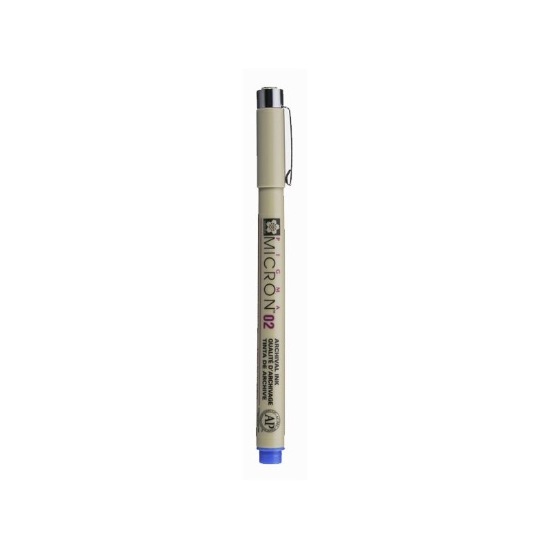 PIGMA MICRON  POINTE CALIBREE 02 - 0.30 MM - BLEU