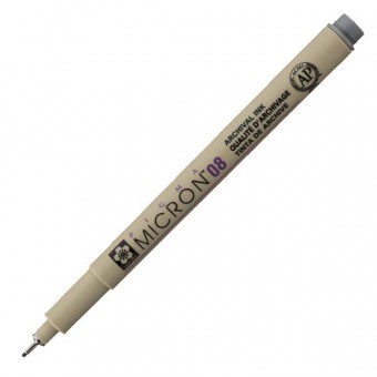 PIGMA MICRON  POINTE CALIBREE 08 - 0.50 MM - GRIS FROID