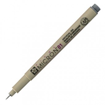 PIGMA MICRON  POINTE CALIBREE 01 - 0.25 MM - GRIS FROID