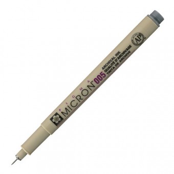 PIGMA MICRON  POINTE CALIBREE 005 - 0.20 MM - GRIS FROID