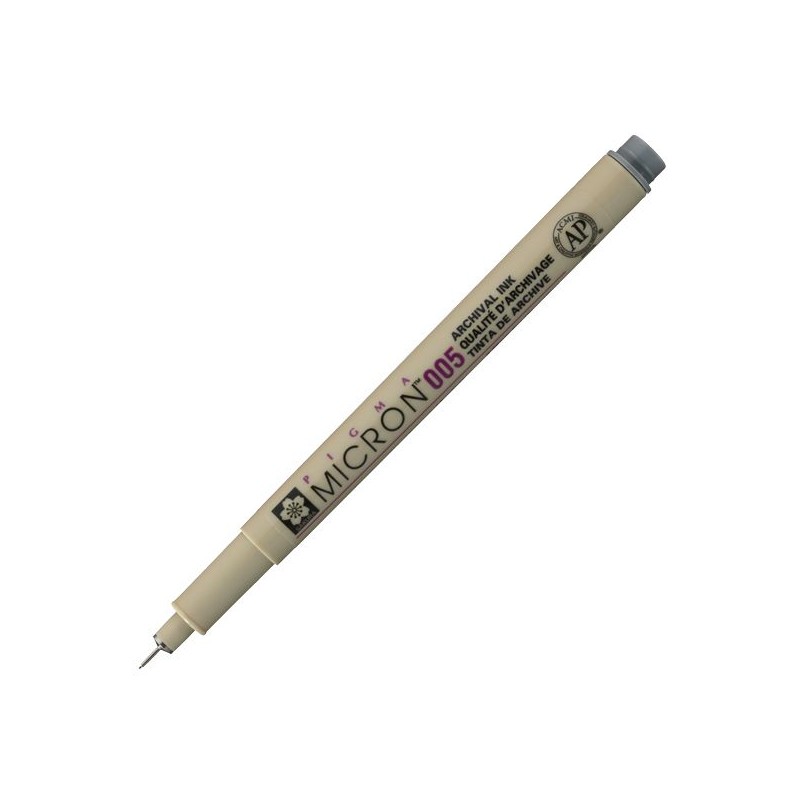 PIGMA MICRON  POINTE CALIBREE 005 - 0.20 MM - GRIS FROID