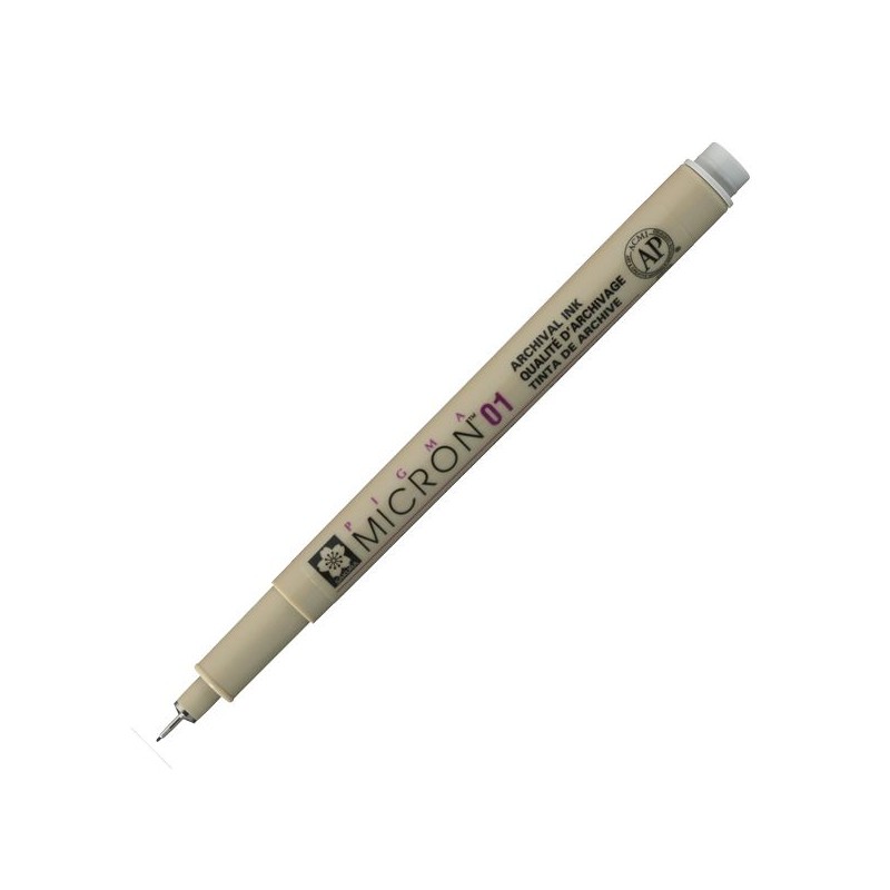 PIGMA MICRON  POINTE CALIBREE 01 - 0.25 MM - GRIS FROID CLAIR