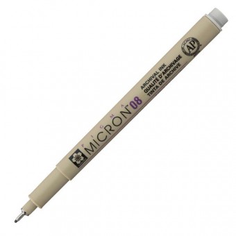 PIGMA MICRON  POINTE CALIBREE 08 - 0.50 MM - GRIS FROID CLAIR