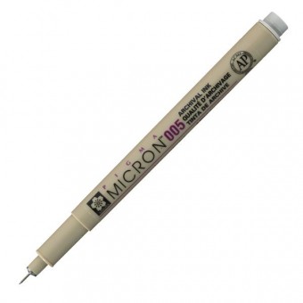 PIGMA MICRON  POINTE CALIBREE 005 - 0.20 MM - GRIS FROID CLAIR