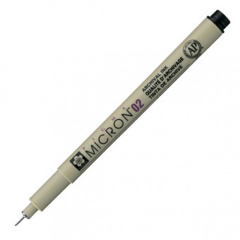 PIGMA MICRON  POINTE CALIBREE 02 - 0.30 MM - NOIR