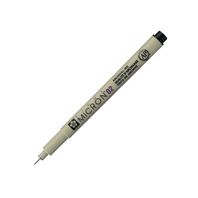 PIGMA MICRON  POINTE CALIBREE 02 - 0.30 MM - NOIR