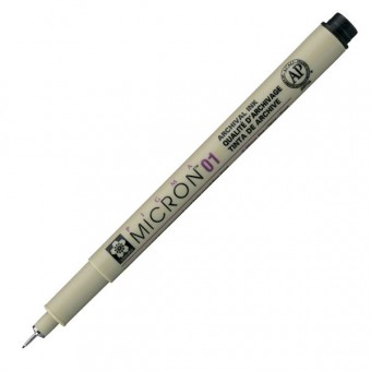 PIGMA MICRON  POINTE CALIBREE 01 - 0.25 MM - NOIR