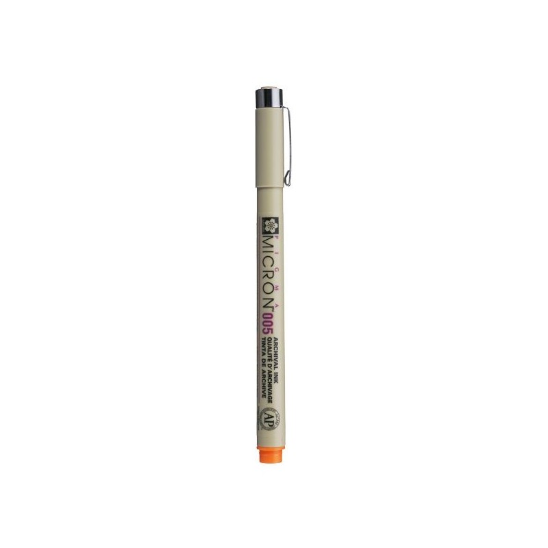 PIGMA MICRON  POINTE CALIBREE 005 - 0.20 MM - ORANGE