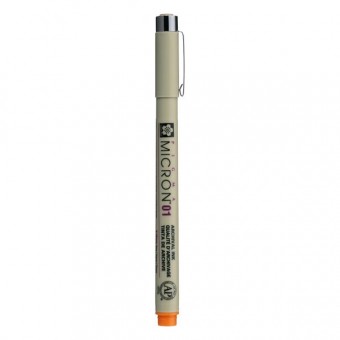 PIGMA MICRON  POINTE CALIBREE 01 - 0.25 MM - ORANGE