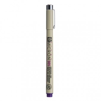 PIGMA MICRON  POINTE CALIBREE 005 - 0.20 MM - POURPRE