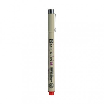 PIGMA MICRON  POINTE CALIBREE 08 - 0.50 MM - ROUGE