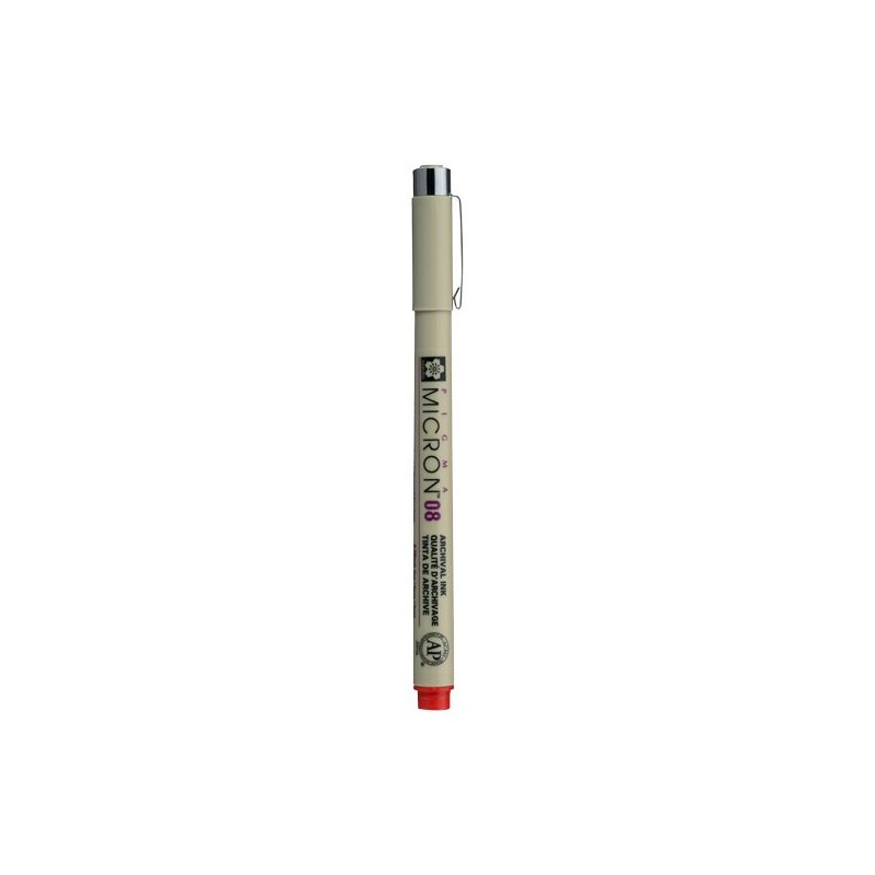 PIGMA MICRON  POINTE CALIBREE 08 - 0.50 MM - ROUGE