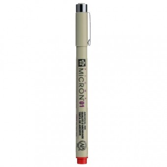 PIGMA MICRON  POINTE CALIBREE 01 - 0.25 MM - ROUGE