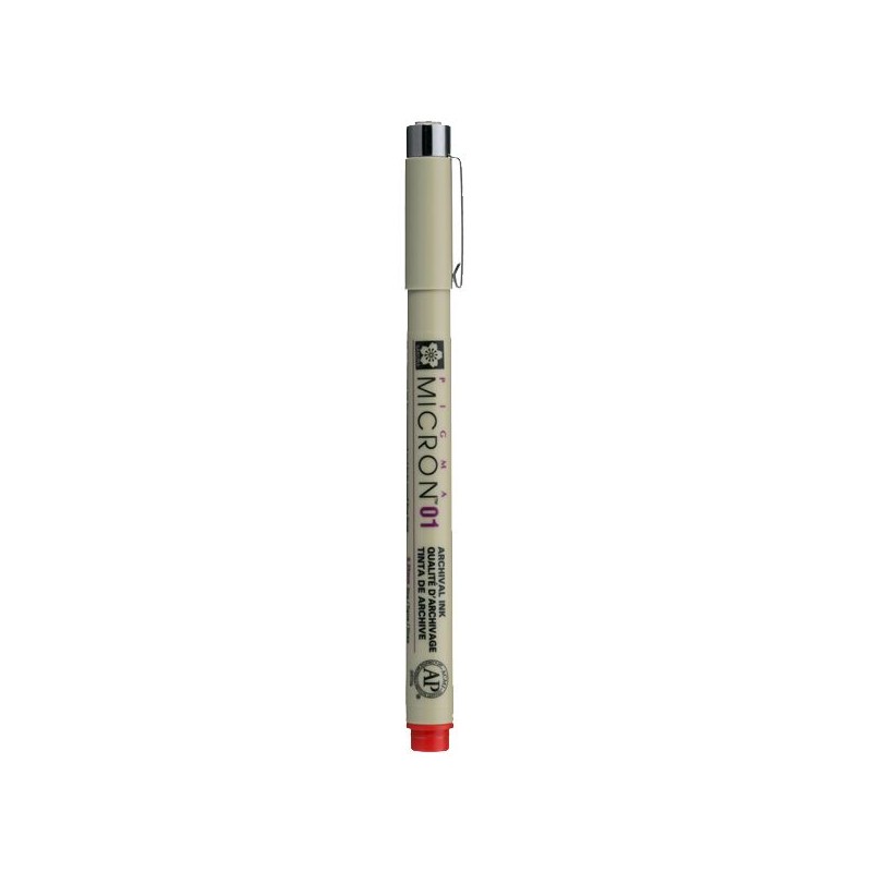 PIGMA MICRON  POINTE CALIBREE 01 - 0.25 MM - ROUGE