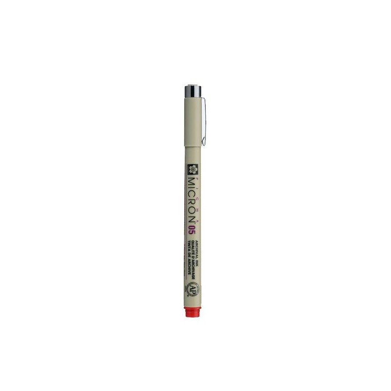 PIGMA MICRON  POINTE CALIBREE 05 - 0.45 MM - ROUGE