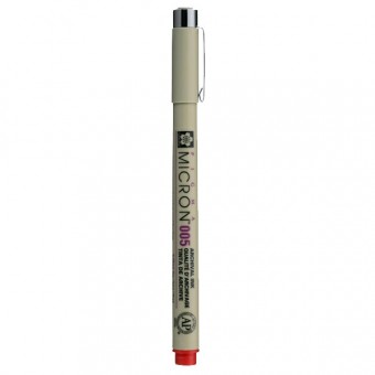 PIGMA MICRON  POINTE CALIBREE 005 - 0.20 MM - ROUGE