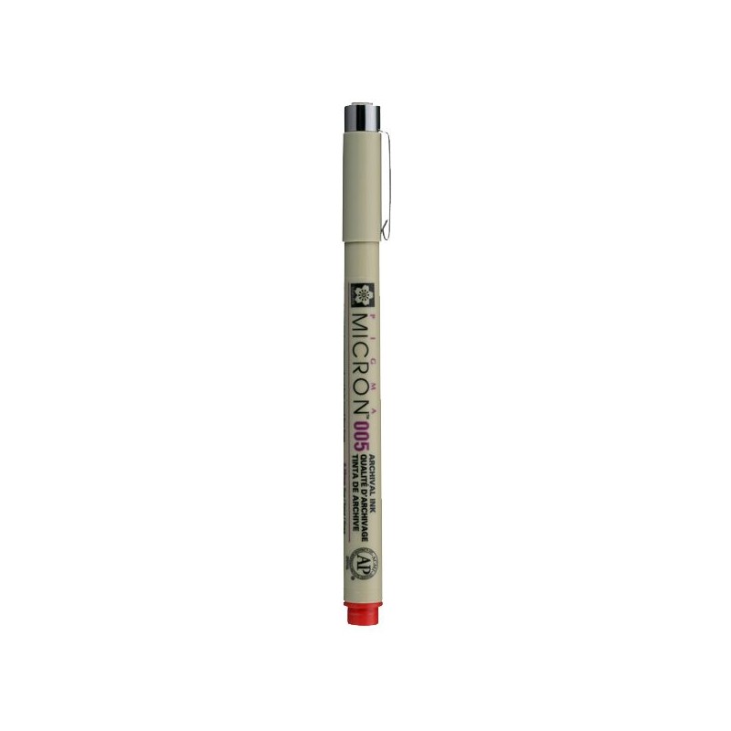 PIGMA MICRON  POINTE CALIBREE 005 - 0.20 MM - ROUGE