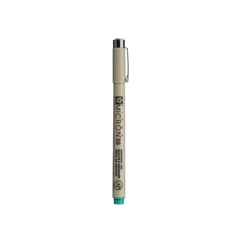 PIGMA MICRON  POINTE CALIBREE 08 - 0.50 MM - VERT