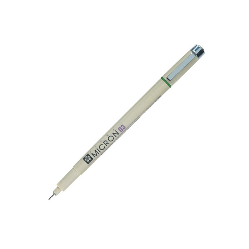 PIGMA MICRON  POINTE CALIBREE 03 - 0.35 MM - VERT