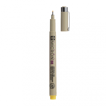 PIGMA MICRON  POINTE CALIBREE 08 - 0.50 MM - JAUNE