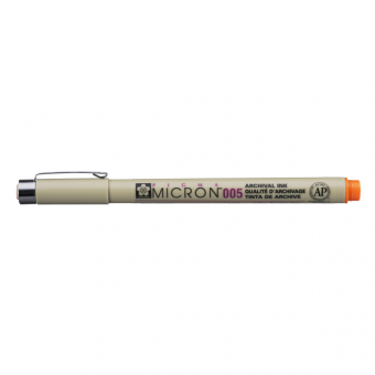 PIGMA MICRON  POINTE CALIBREE 005 - 0.20 MM - ORANGE