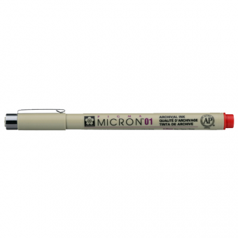 PIGMA MICRON  POINTE CALIBREE 01 - 0.25 MM - ROUGE