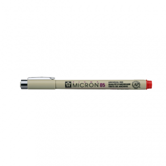 PIGMA MICRON  POINTE CALIBREE 05 - 0.45 MM - ROUGE