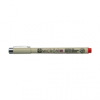 PIGMA MICRON  POINTE CALIBREE 08 - 0.50 MM - ROUGE