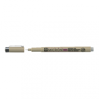 PIGMA MICRON  POINTE CALIBREE 005 - 0.20 MM - GRIS FROID CLAIR