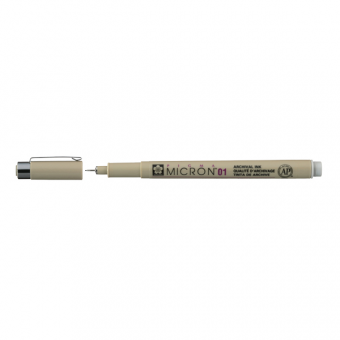 PIGMA MICRON  POINTE CALIBREE 01 - 0.25 MM - GRIS FROID CLAIR