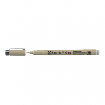 PIGMA MICRON  POINTE CALIBREE 05 - 0.45 MM - GRIS FROID CLAIR