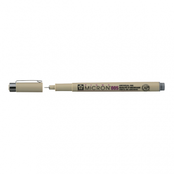 PIGMA MICRON  POINTE CALIBREE 005 - 0.20 MM - GRIS FROID