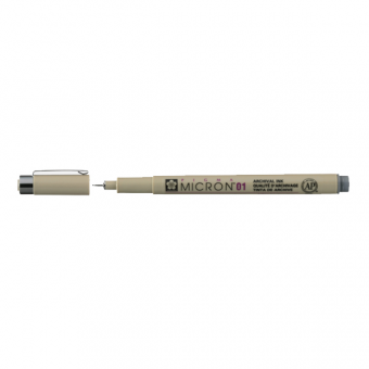 PIGMA MICRON  POINTE CALIBREE 01 - 0.25 MM - GRIS FROID