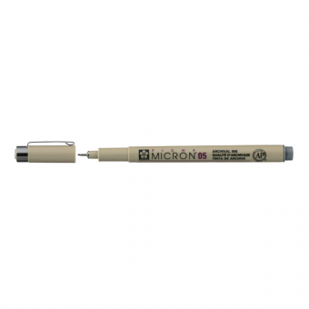 PIGMA MICRON  POINTE CALIBREE 05 - 0.45 MM - GRIS FROID