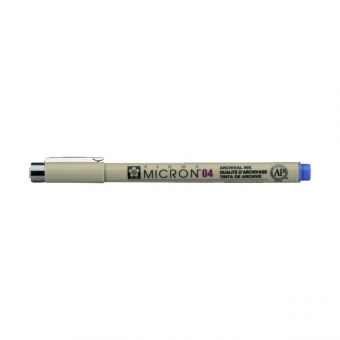 PIGMA MICRON  POINTE CALIBREE 04 - 0.40 MM - BLEU