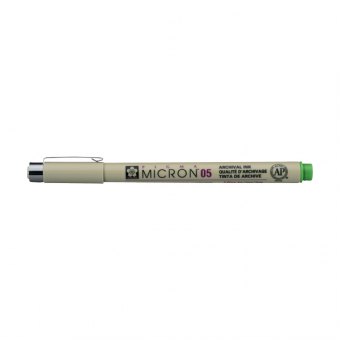 PIGMA MICRON  POINTE CALIBREE 05 - 0.45 MM - VERT PRAIRIE