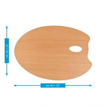 PALETTE OVALE 30 X 40 CM MABEF