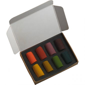 PASTELS SET DECOUVERTE 8 DEMI PASTEL COULEURS D AUTOMNE