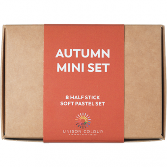 PASTELS SET DECOUVERTE 8 DEMI PASTEL COULEURS D AUTOMNE