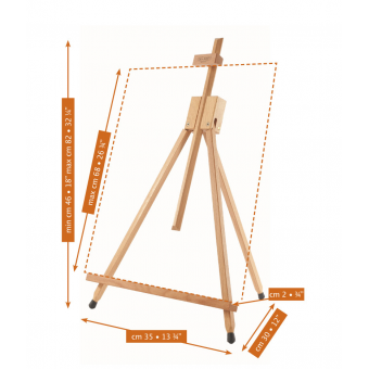 CHEVALET TABLE PLIANT M/15